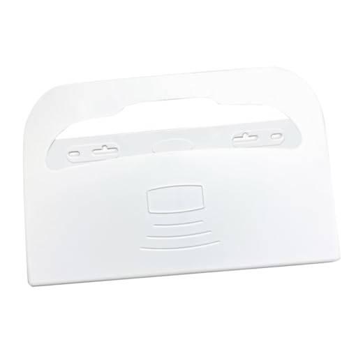 MUSISALY Paper Dispenser White Toilet Seat Holder Bathroom Toilet Seat Cover Dispenser Toilet Seat Cover Dispenser Abs