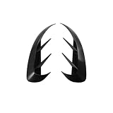 Car Rear Fog Lamp Spoiler Air Strip Cover Trim Fit for Benz E-Class W214 E300 2024 2025(Black Style)