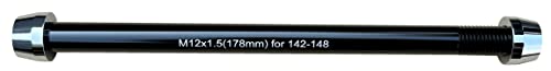 Bike Trainer Thru Axle Adapter for Indoor Bicycle Trainers 12MM Axle 1.0/1.5/1.75 Thread Pitch...