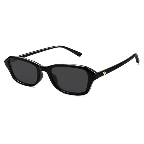 Image of Retro Square Cat Eye Sunglasses for Women Men 90s Trendy Rectangle Sun Glasses UV Protection AR82371
