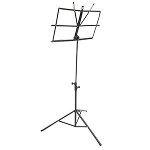 Holibanna Bladmuziekstandaard draagbare muziekstandaard desktop boekenstandaard statief muziekstandaard met draagtas