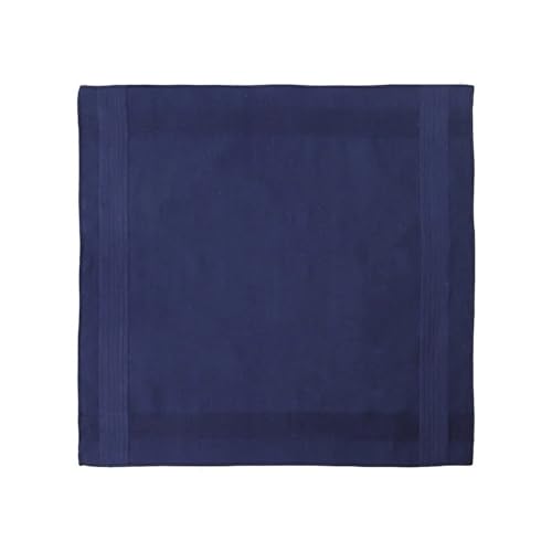Cuadrada mano 40cm pañuelo de algodón satinado para bodas y trajes clásicos