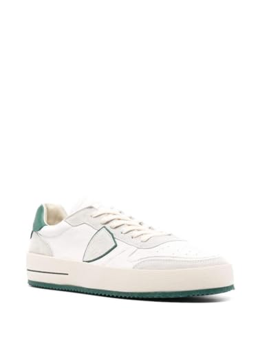 Philippe Model Sneakers Nice Uomo Blanc - Vert 42 Eu - 3