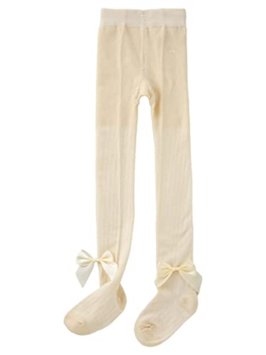 Little Baby Girls Cotton Footed Tights Stocking with Bowknot Elastic Waist Pantyhose Stocking Casual Wear3