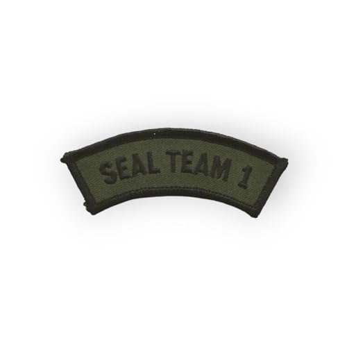Seal Team One 1 Tab Hat Patch Special Operations Scuba United States Navy Base Coronado Wow