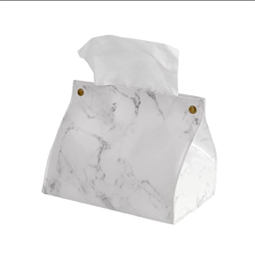 JFDBGU Scatola for fazzoletti Contenitore for Scatola in Pelle PU Tovagliolo Porta fazzoletti Borsa for Cosmetici Scatola for Cosmetici(3-Pack)