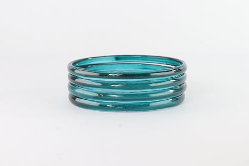 Image of STYOLLO Viral Jelly Plain Transparent Glass Kada Set For Women & Girls | Kanch Kada For Girls | Daily Ethnic Traditional Jewelry | Glossy Classic Fashion Kangan For Wedding, Festive & Parties - Set Of 4