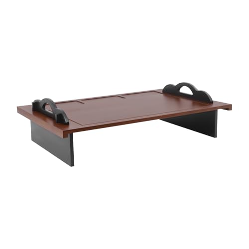 Cubierta para Estufa, Tabla de Bambú Rectangular con Mangos, Multifuncional para Cocina, Camping y Cafeterías Color Nogal miniatura 4