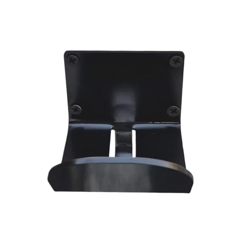 Image of Open and Full face Steel Helmet Hangar and Jacket Hanger Wall Mount Helmet Hook for Home, Office, Shop Black (Pack of 1)
