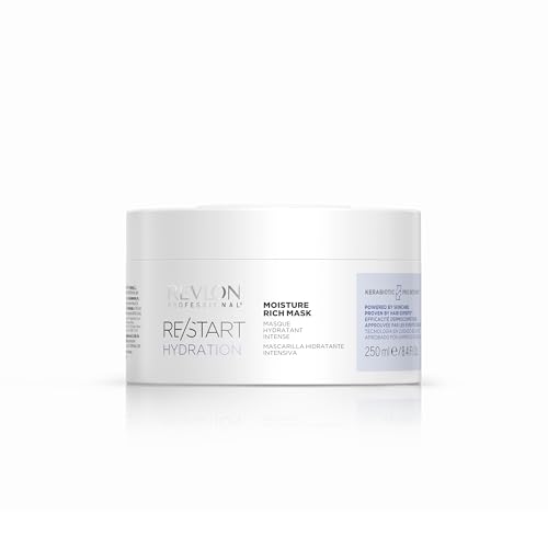 REVLON PROFESSIONAL RE/START Hydration Moisture Rich Mask, Maschera Idratante per Capelli con controllo dell'effetto crespo a lunga durata, Trattamento Nutriente per Capelli, 500ml