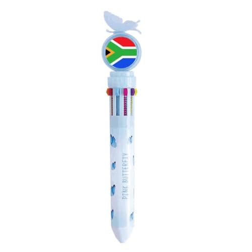 Stylo à bille rétractable multicolore Afrique du Sud pour styliser vos notes