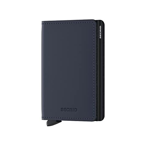 SLIMWALLET SECRID Matte Night Blue Features Cover