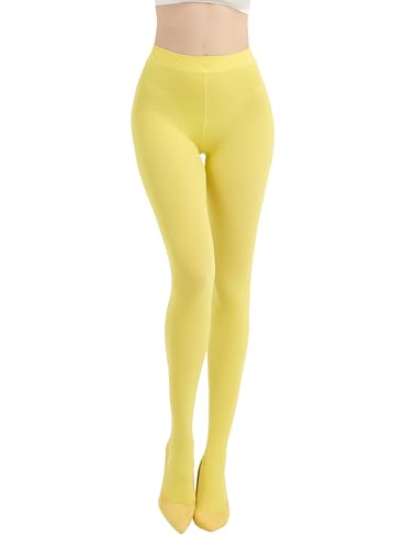 Image of 80D Semi Opaque Tights for Women Stretchable High Waist Womens Stockings Soft Pantyhose with 20+ Colors