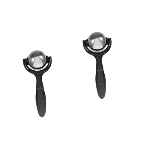 Rouleau pour les yeux et outil de grattage du visage guasha noir de massage facial