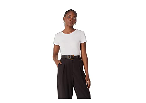 Hering World Slim Decote Careca, Camiseta Feminino, Branco (White), GG