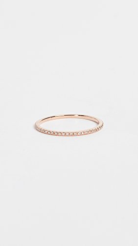 Women's 14k Rose Gold Diamond Eternity Stack Ring2