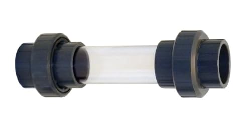 G.F. PVC Sichtglas 2fach Klebemuffe Fitting koi teich Rohr PVC-u 16-90mm (50mm) G.F. PVC Sichtglas 2fach Klebemuffe Fitting koi teich Rohr PVC-u 16-90mm (50mm)