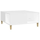 vidaxl tavolino da salotto bianco 80x80x36,5 cm in legno multistrato