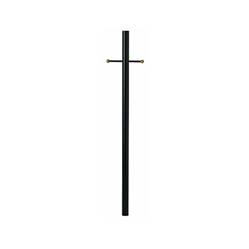 Westinghouse 6680800 Lantern Post on Steel, Black Finish