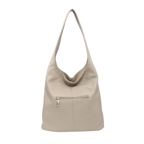 Women's Soft Metallic Stylish Slouch Hobo Tote Lighweight Shopper Large Shoulder Handbag - Image 4