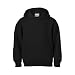 MJ Soffe Big Boys' Basic Hooded Sweatshirt, Black, X-Large