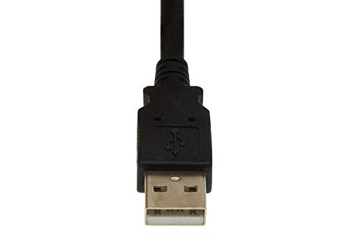 SF Cable, 20 ft USB 2.0 A Male to B Male Cable with Ferrite Black Color
