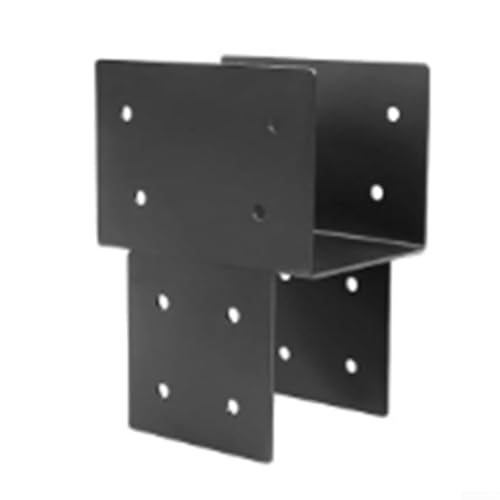 Soporte de amarre para tapa de poste para cenador de 4 x 4 pulgadas (interior de 3.5 x 3.5 pulgadas), conector de haz de metal resistente, para estructuras de patio de madera (1 unidad)