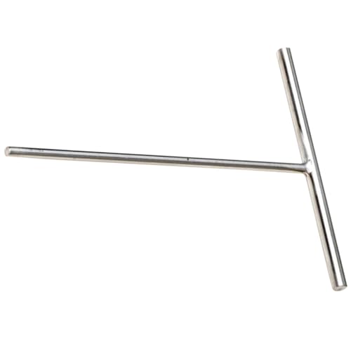 NUSITOU Raspador de Crepes de Acero Inoxidable en Forma de T, Espátula Esparcidora Pequeña, Herramienta para Untar Panqueques, Accesorio de Cocina Adecuado para Máquinas para Hacer Crepes