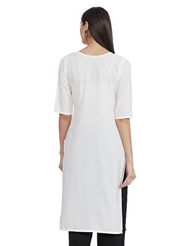 Image of 1 Stop Fashion Women's Crepe Regular Kurta