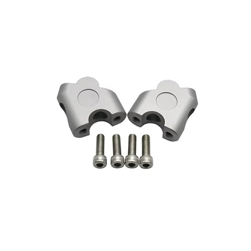 Rehausseurs de guidon de moto 22mm pour Suzuki V-Strom et SV650 argent