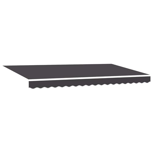 vidaXL Toldo retráctil de 3.5 x 2m Negro, Hecho de poliéster Resistente a los Rayos UV y con Acabado Repelente al Agua. Tiene un Estilo Moderno, Incluye el Montaje y se Fija a la Pared con un Marco