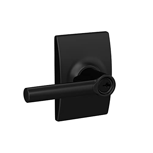 Image of Schlage F51A BRW 622 CEN Keyed Entry Lock, Century, Matte Black