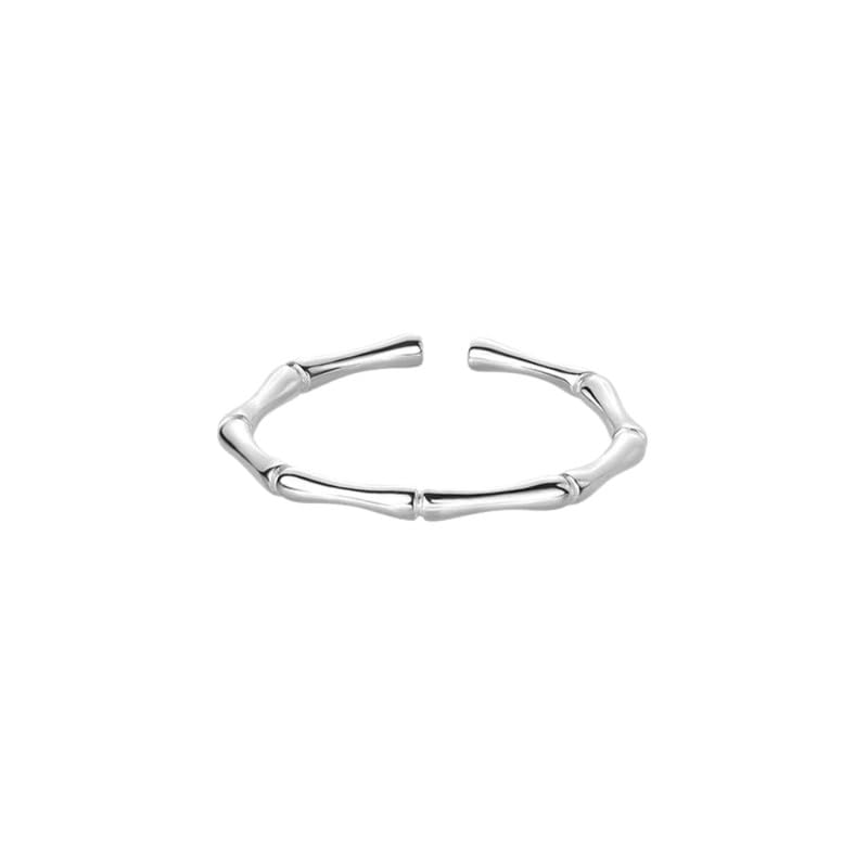 carl vinson Adjustable Copper Bamboo Ring Unisex Simple Jaw Ring-picture-43