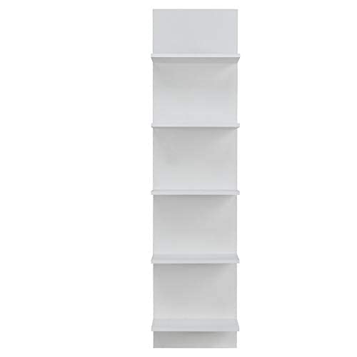 Heera Moti Straights Wall Mount Shelf Unit/Racks and Shelves/Wall Shelf/Book Shelf/Wall Decoration (Finish :-White Pre-Laminated Matt)(Pre Laminated Board)