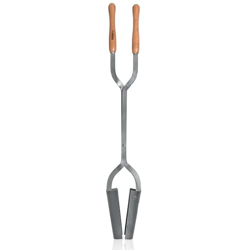 VITO - Pelle croisée 2 Manches pour Trous de poteaux Acier trempé Manche Bois 121.5 cm