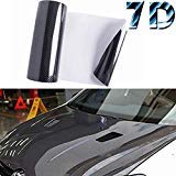 7D Premium High Gloss Carbon Fiber Vinyl Film Wrap Bubble Free Air Release 6D Free Tool Kit (Black, 120' X 60' in Inches / 10 X 5 FT Feet)