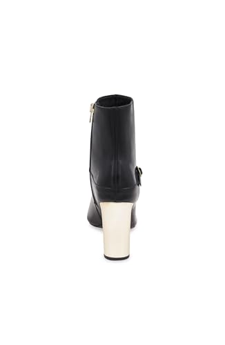 Bottines noires femme BCBGMAXAZRIA Ravi taille 35 en cuir élégant