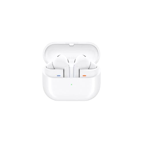 Contenuto della confezione: auricolari Galaxy Buds3 Pro, custodia di ricarica, 3 set di alette per l'orecchio sinistro e destro (S, M predefinita, L), 1 cavo USB-C, guida rapida