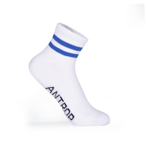 Antrop WoMen Quarter Crew Cotton Heel Tab Athletic Running Cushion Socks2