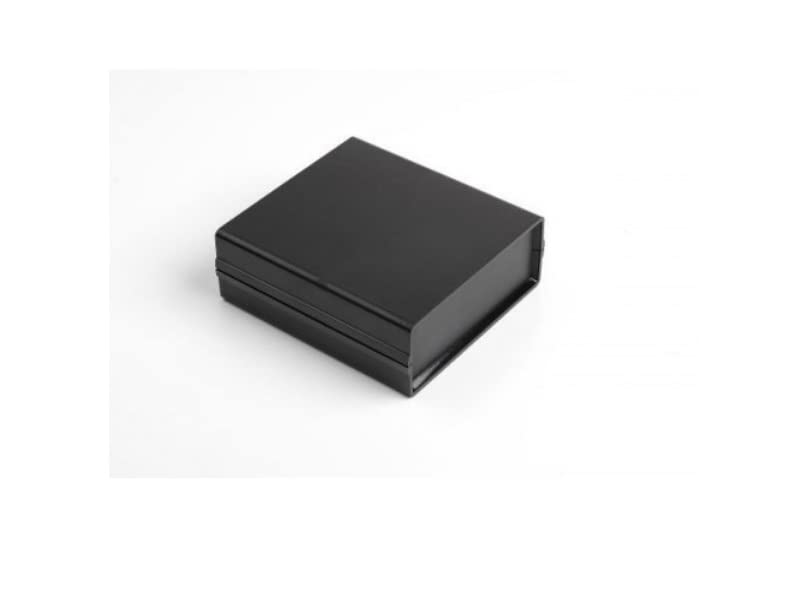SANEC Elektronik Proje Kutusu (Ölçüleri: 130x138x48mm) - Siyah