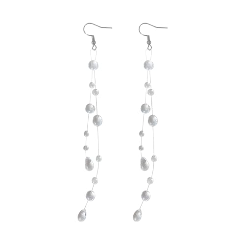 Morning Dewdrop Earrings Floating Rain Drop