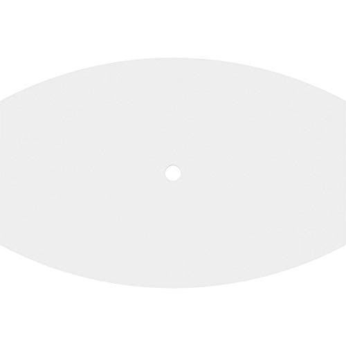 Image of Ekena Millwork CMP22X14KY-01000 Kailey Architectural Grade PVC Contemporary Urethane Ceiling Medallions 22 inchW x 14 5 /8 inchH x 1 inchID x 11 3 /4 inchC x 1 inchP