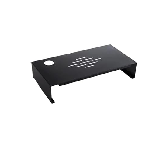 Support de moniteur de bureau noir antidérapant pour écran de télévision - 2