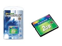 Transcend 2 Go Carte mémoire CompactFlash (CF) 120x TS2GCF120