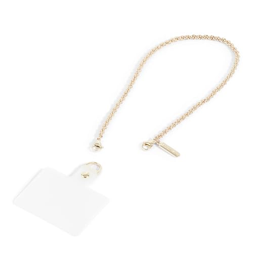 Sangle de poignet mains libres dorée breloque cordon ajustable pour smartphone - 4