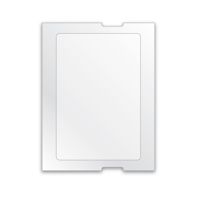 Blank Clear Light Adhesive Labels Roll – Large Size - 2-5/8" x 1-3/4" Residue-Free Stickers for Cars, Address or Custom Labels – CAATS Compatible,