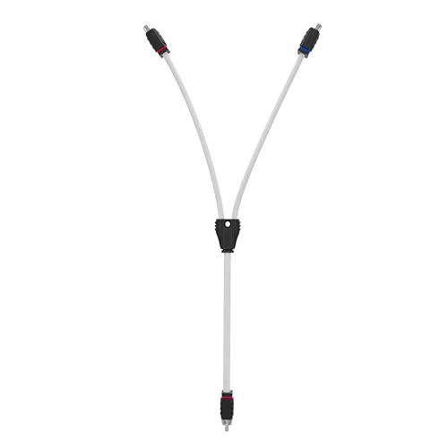 Cable RCA Y DS18 MOFCR-2F1M estañado OFC reduce interferencias en amplificadores de coche 4