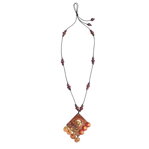 Image of AAKRITI ART CREATIONS Handcrafted Tribal Dhokra & Royal Brass Necklace Collection | Queen, Cleopatra & Heritage-Inspired Statement Jewelry | Artisan Ethnic Necklaces for Women