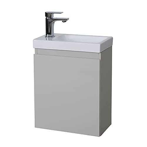 MOB-IN Meuble Lave-Mains Lisa + Robinet chromé