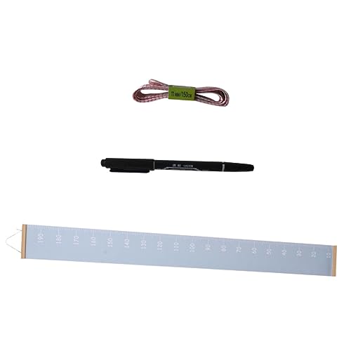 HAPINARY Children's Height Measuring Ruler Growth Chart Wall Decor Simple Chic Design Wooden Easy Install